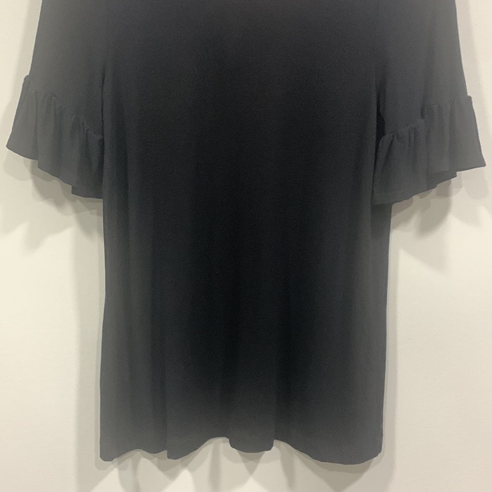 Philosophy Ruffle Short Sleeve Basic Classic Simp… - image 4